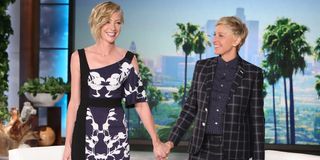 Portia de Rossi and Ellen DeGeneres on The Ellen DeGeneres Show (2014)
