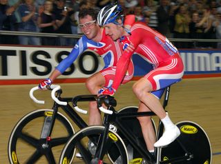Mark Cavendish Bradley Wiggins Madison world champions