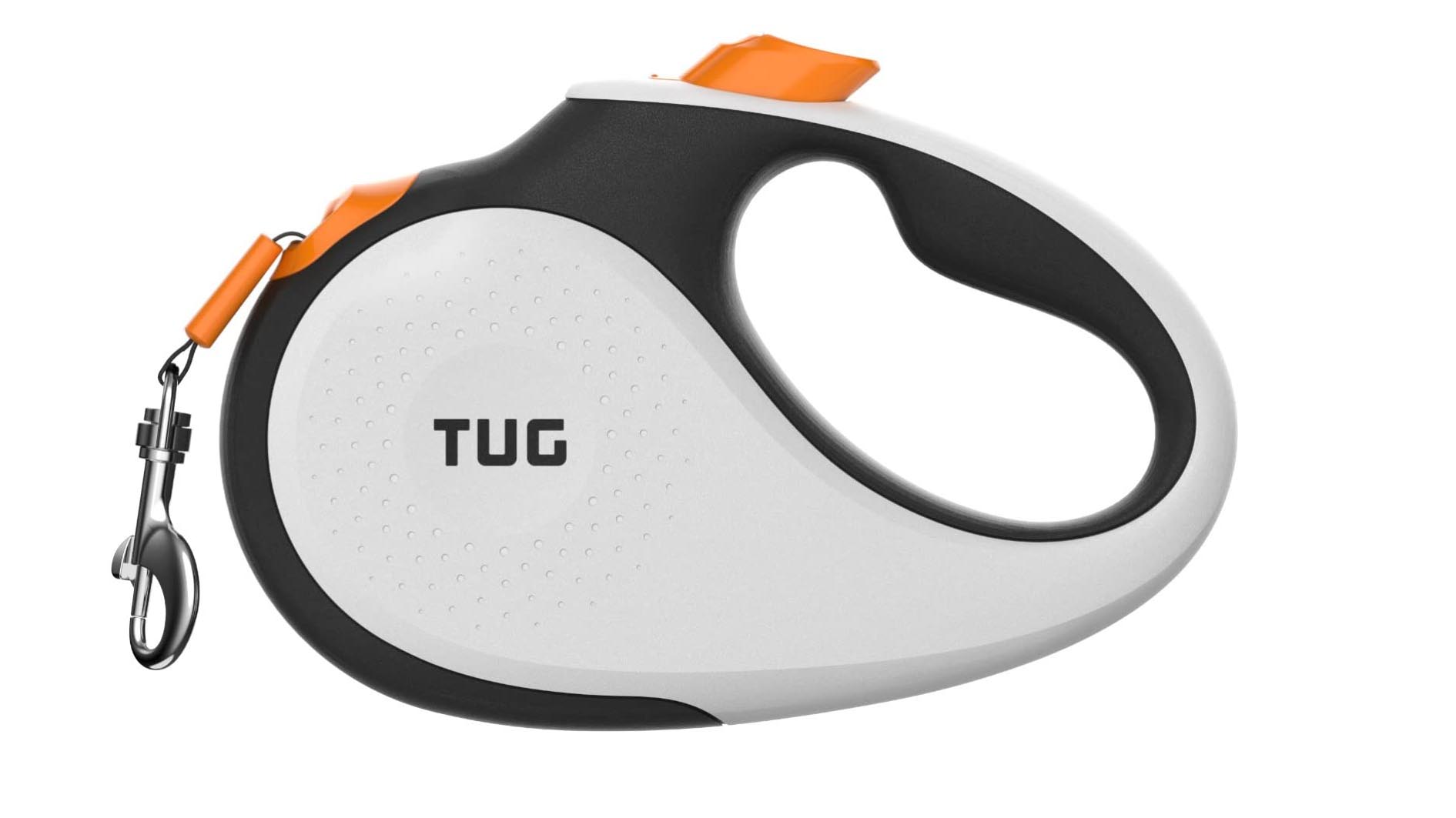 Tug retractable dog leash