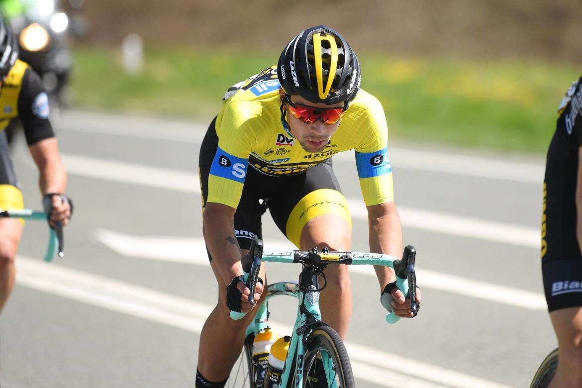 Race leader Primoz Roglic (LottoNL-Jumbo)