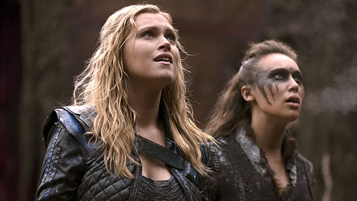 <b>Clarke</b> and Lexa in The 100. 