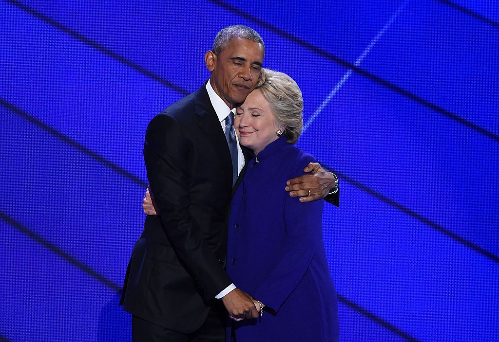 Barack Obama and Hillary Clinton