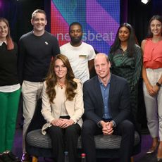 The Prince And Princess Of Wales Mark World Mental Health Day With BBC Radio 1's Newsbeat