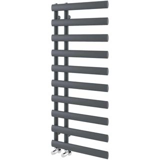 grey heated towel rail