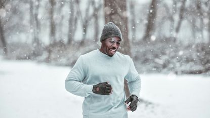 Man working out cold