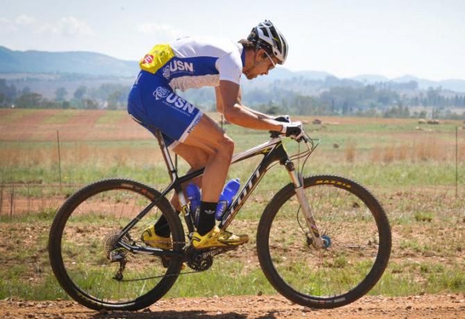 Philip Buys, pictured here during the 2012 MTN Crater Cruise Marathon, has been signed as a fully-sponsored racer by the Scott Sports Group for 2013.