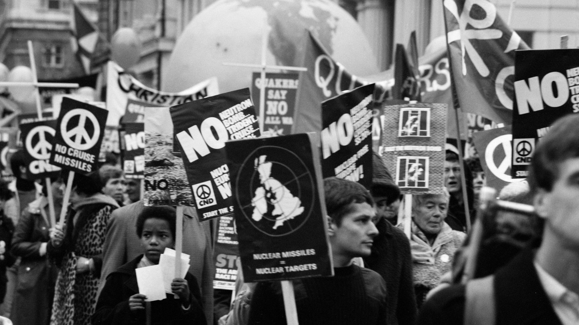 CND protest in 1980s
