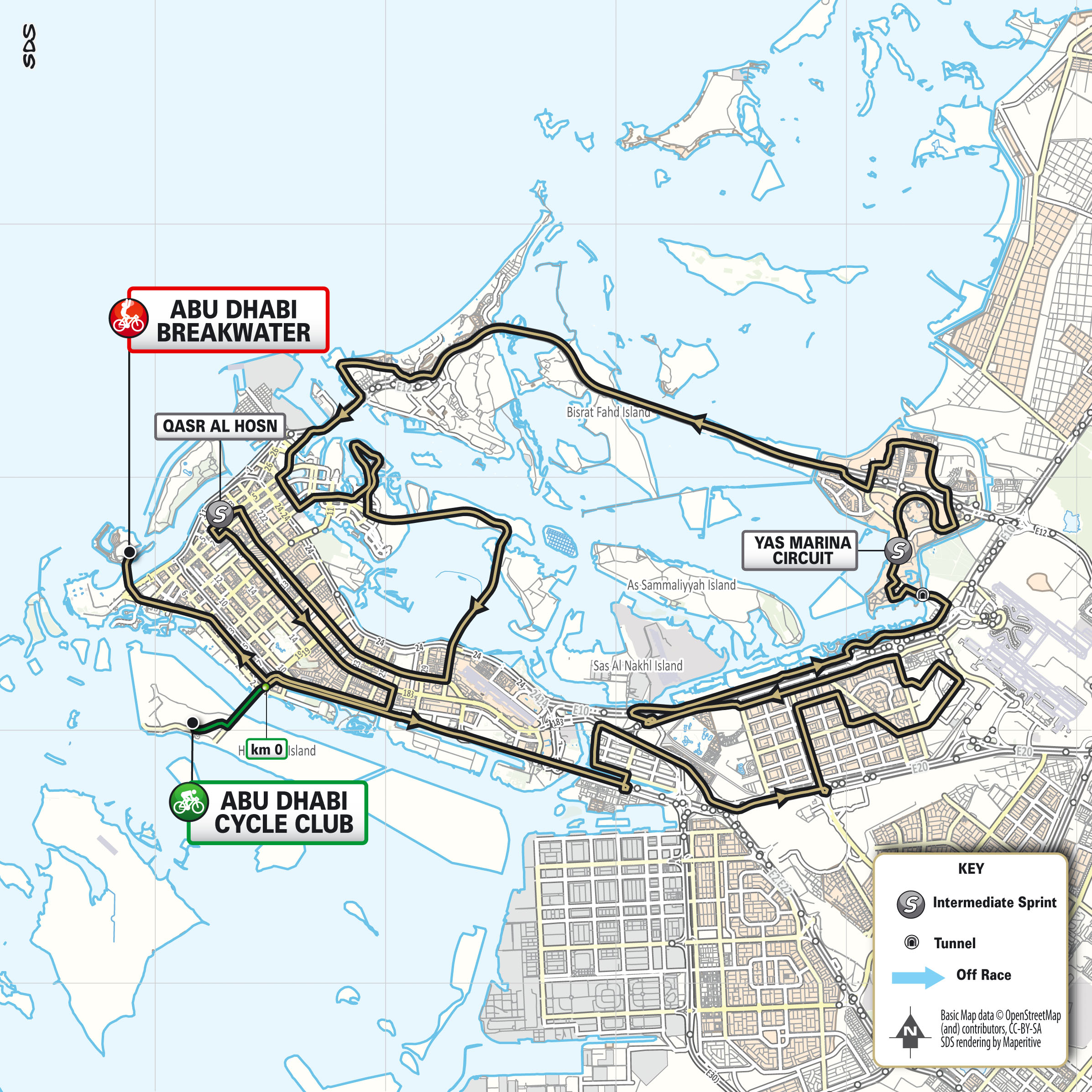 Maps and profiles of the 2025 UAE Tour