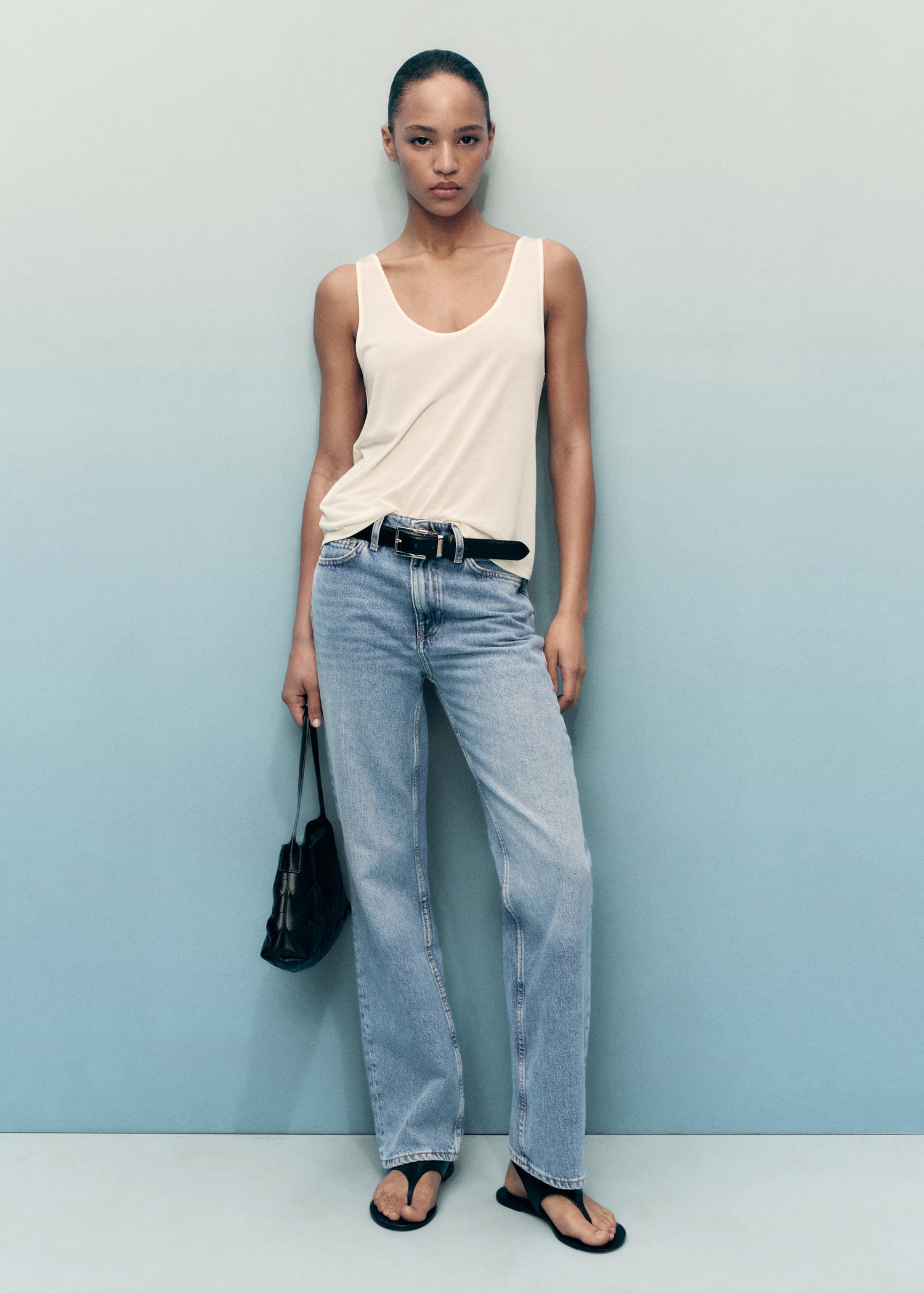Matilda Medium-Rise Straight-Fit Jeans - Women | Mango United Kingdom