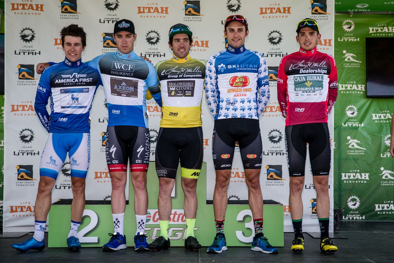 The classification leaders after stage 1