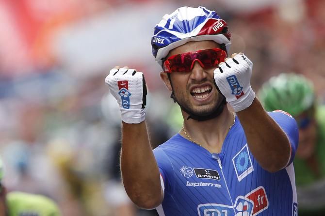 Nacer Bouhanni (FDJ) takes stage 8 of the Vuelta a Espana