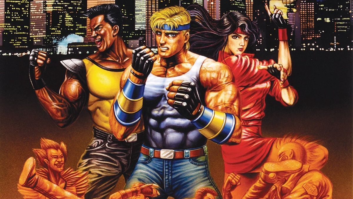 Streets of Rage artwork of main heroes