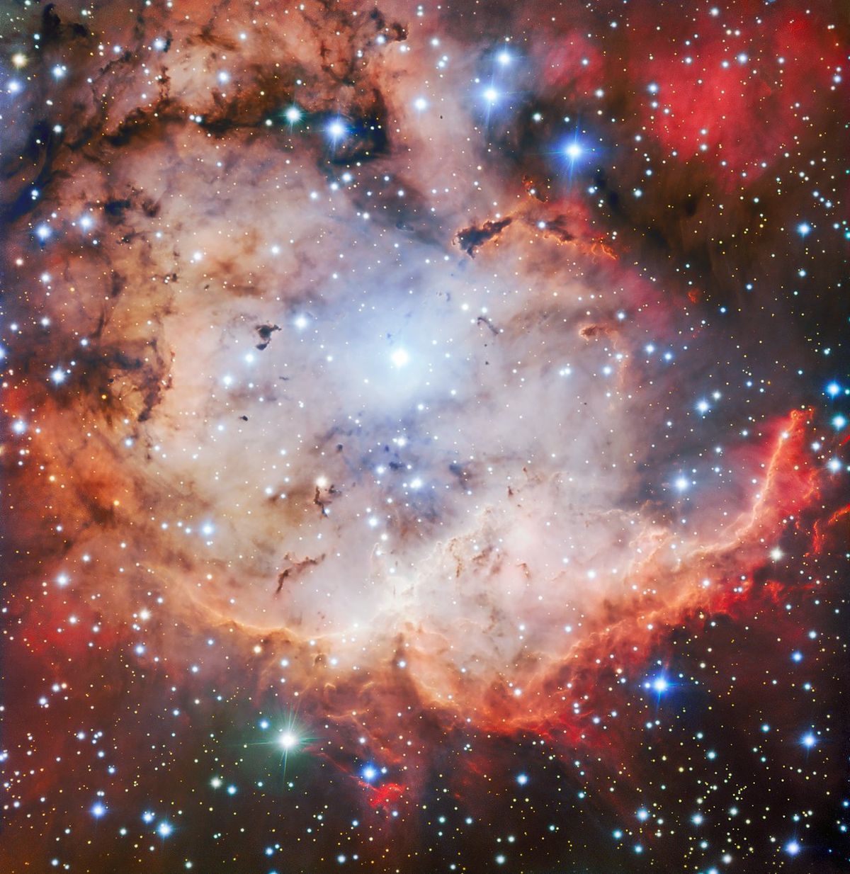 This 'Skull and Crossbones Nebula' Spits Baby Stars Out of Its ...