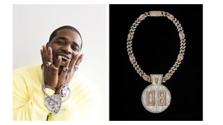 Tyler, The Creator gem-set Hip Hop jewelled necklaces