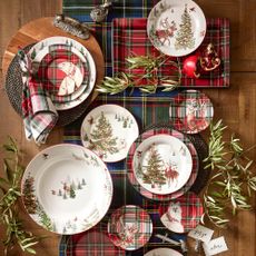 Pottery Barn Christmas tablescape 