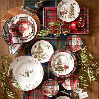 Pottery Barn Christmas tablescape