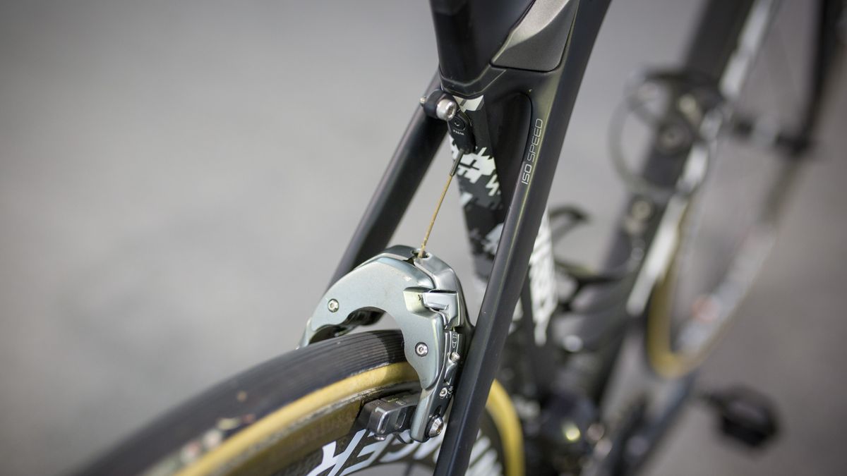 A look at the Madone's proprietry rear brake