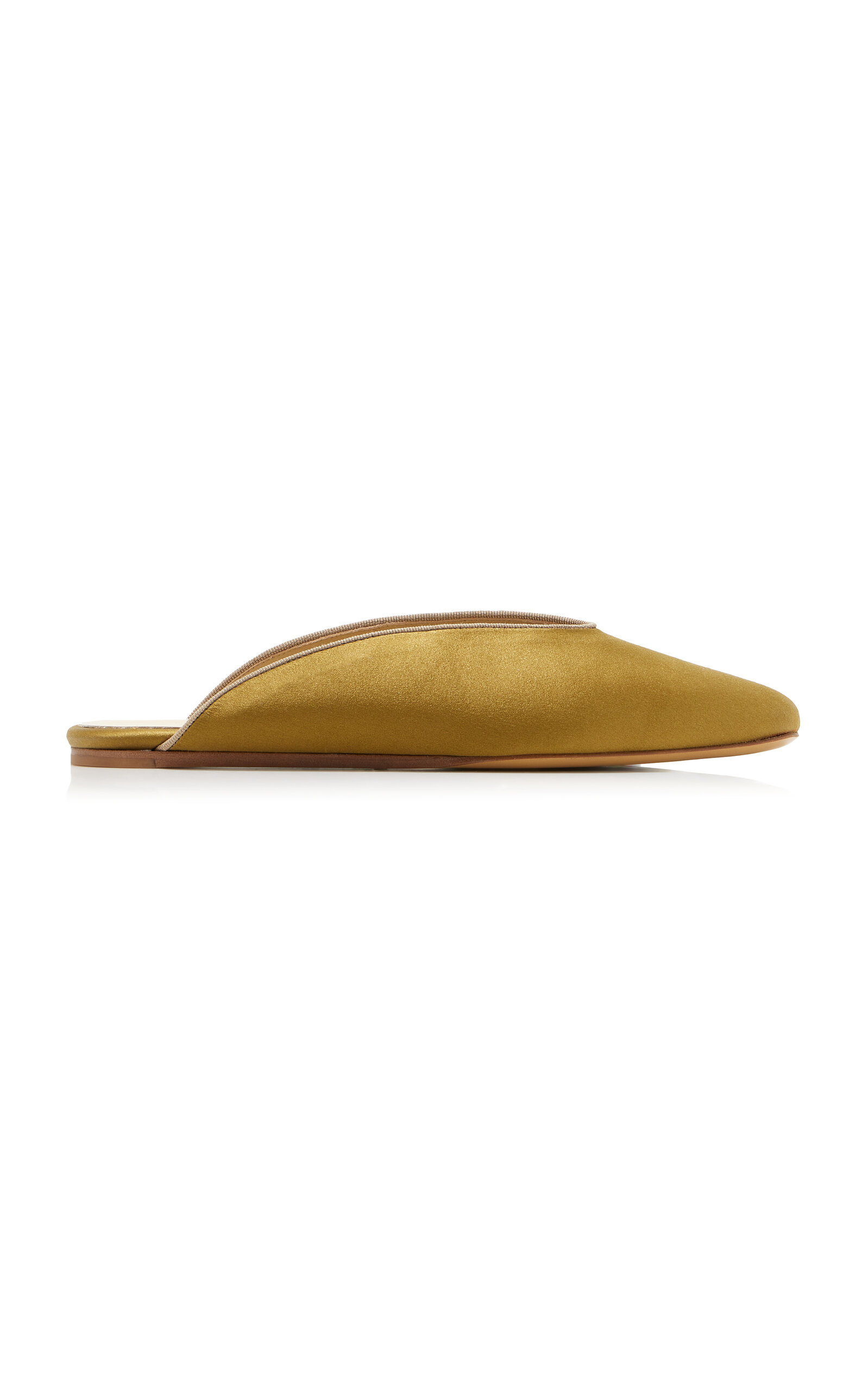 Regency Silk-Satin Mules