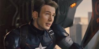 Chris Evans as Captain America in Avengers age Of Ultron