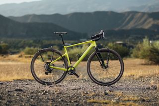 Wilier Adlar side-on view against mountains
