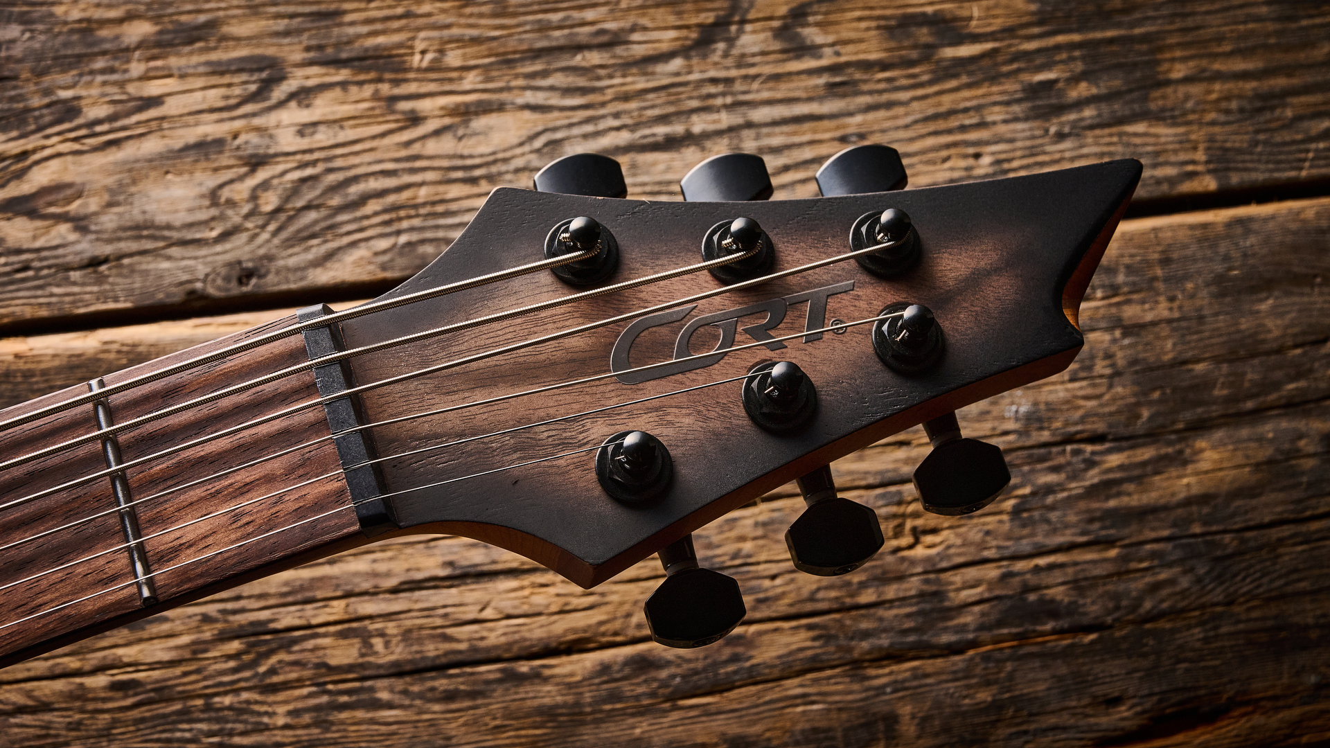 A Cort KX500 Baritone guitar