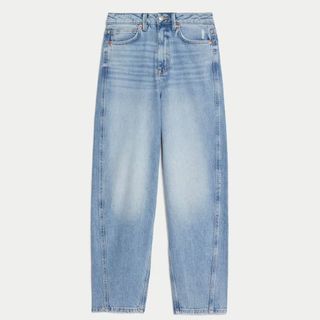 M&S CollectionHigh Waisted Carrot Leg Ankle Grazer Jeans