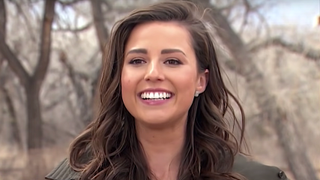 Katie Thurston smiles on The Bachelorette