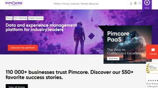 Pimcore website screenshot