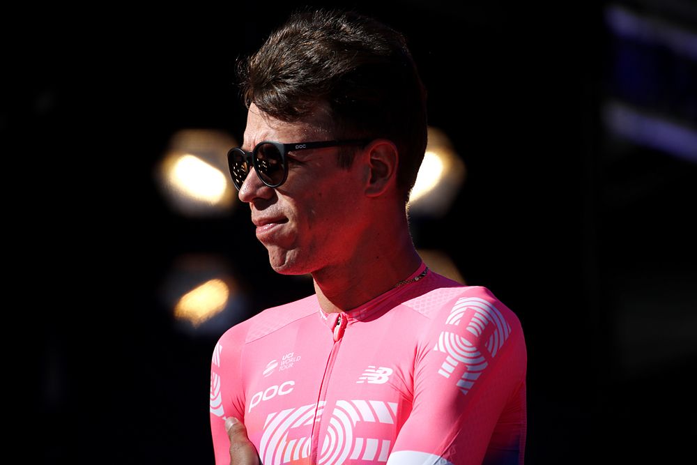 Rigoberto Uran (EF Education First) at the Tour de France presentation