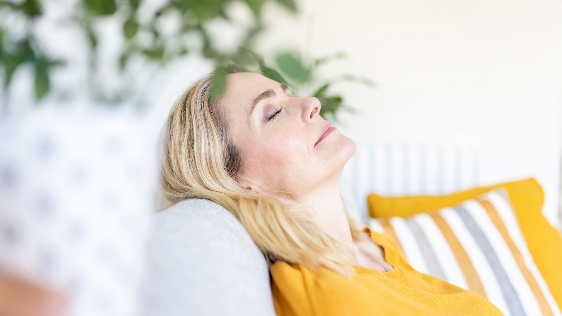 woman meditating