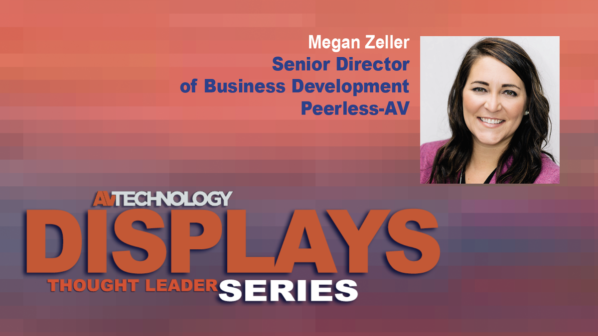 Megan Zeller, Senior Director of Business Development at Peerless-AV