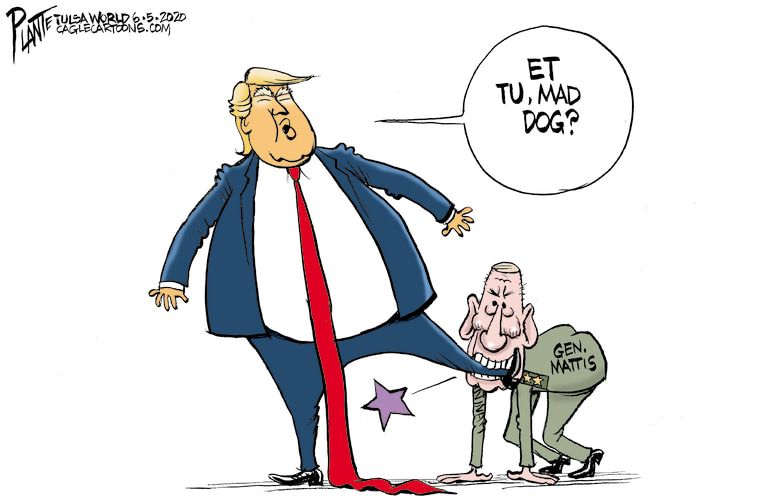 Political Cartoon U.S. Trump Mattis&amp;amp;nbsp;