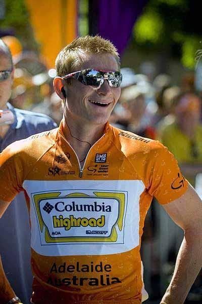 Andr&eacute; Greipel is done laughing in this year's Tour Down Under, as he crashed out of the race.