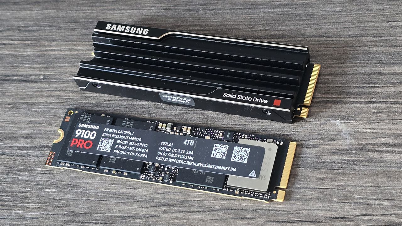 A Samsung 9100 Pro SSD in both 2 TB and 4 TB sizes.