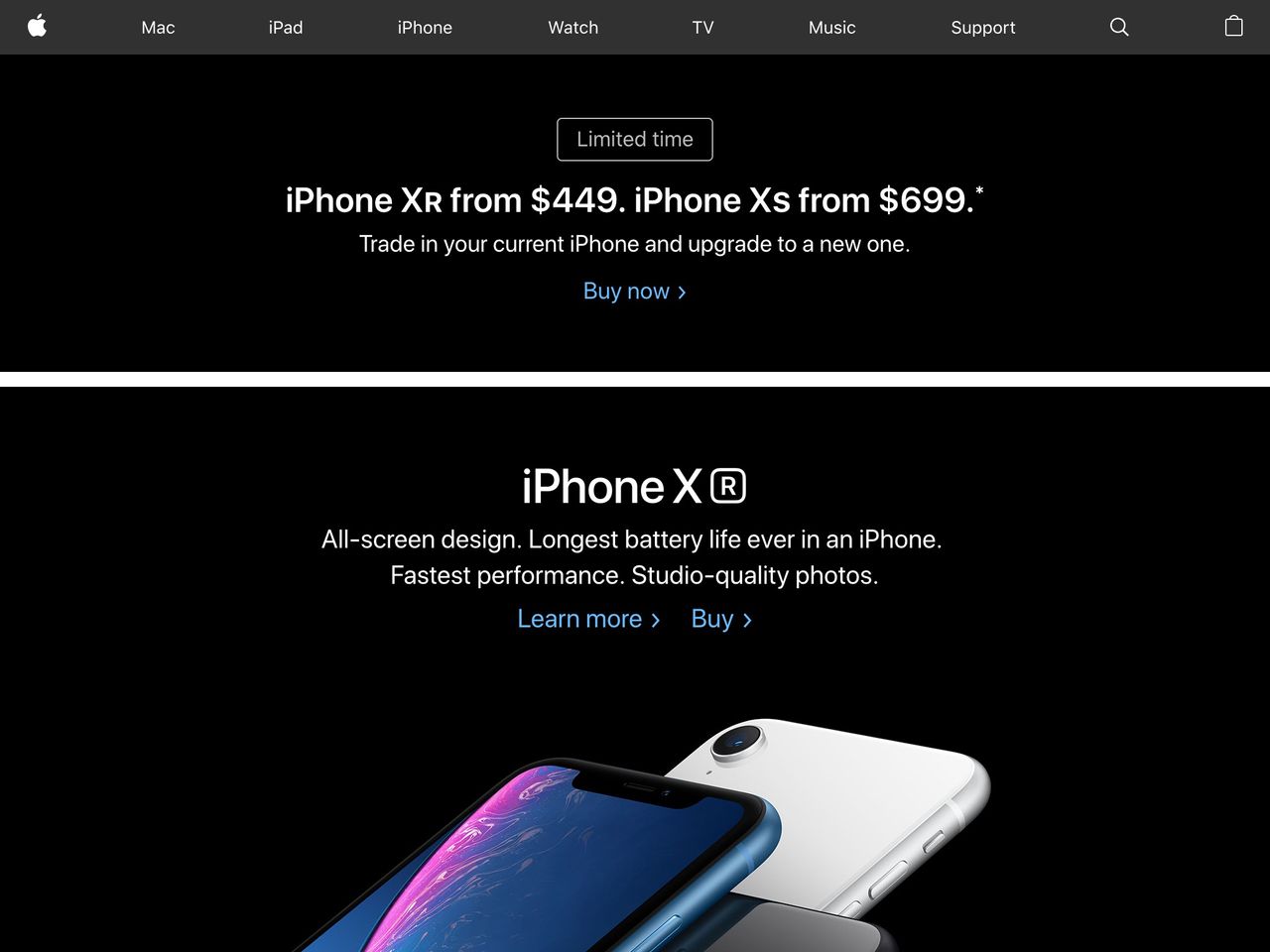 Click the right arrow to see Apple in 2009
