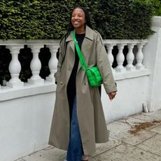 jeans and flat shoes