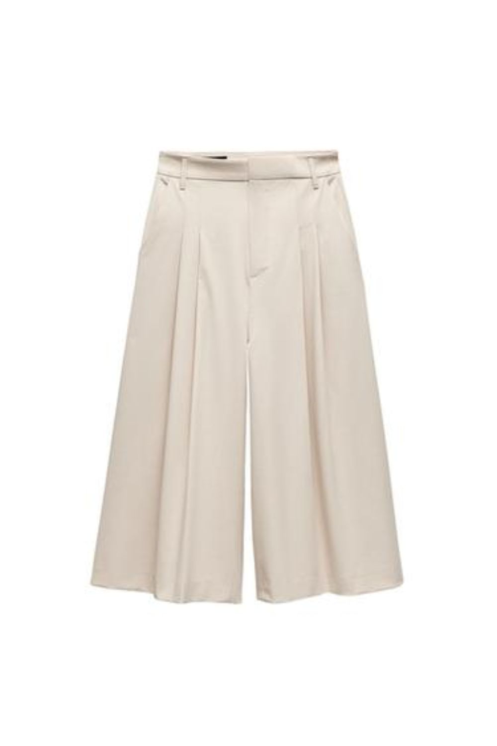 Zara, Pleated Bermuda Shorts