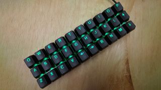 The PiPi Gherkin mini keyboard