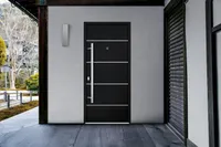 VDOMDOORS Front Exterior Prehung Steel Door