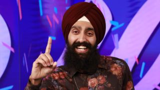 Jag Bains on the Big Brother stage