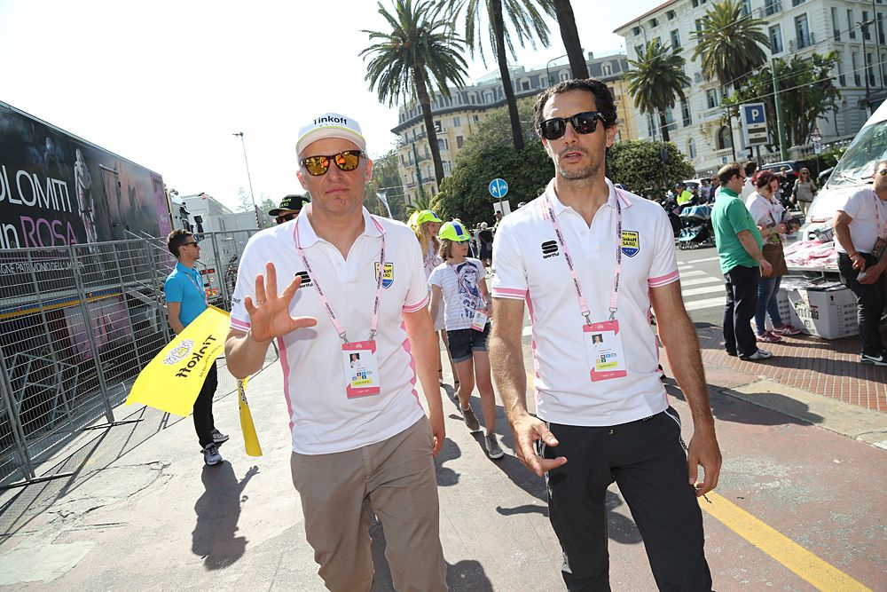 Oleg Tinkov and Stefano Feltrin