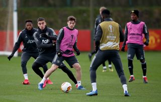 Manchester United Training Session – Aon Training Complex