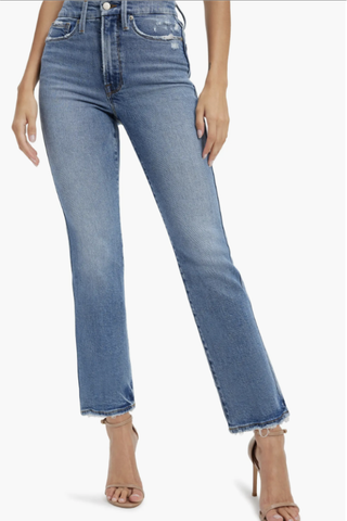 Good Curve High Waist Straight Leg Jeans