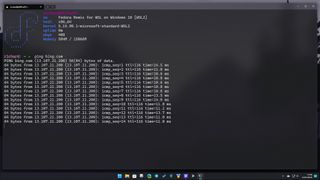 Pinging Bing.com inside WSL on Windows 11