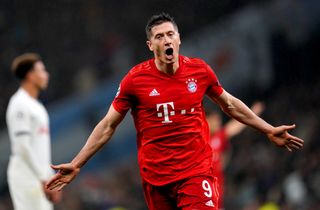 Robert Lewandowski is suspended for Bayern Munich's game against Borussia Monchengladbach (John Walton/PA)