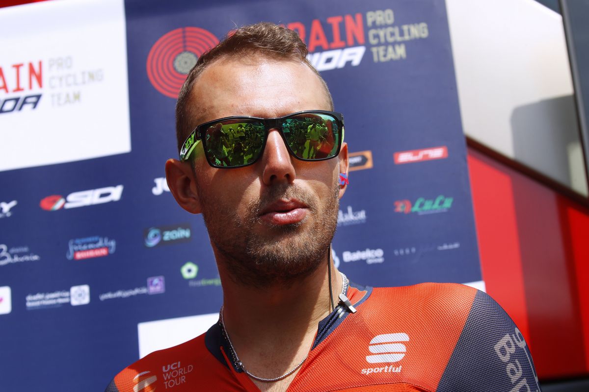 Sonny Colbrelli (Bahrain-Merida) was aiming for the stage win today