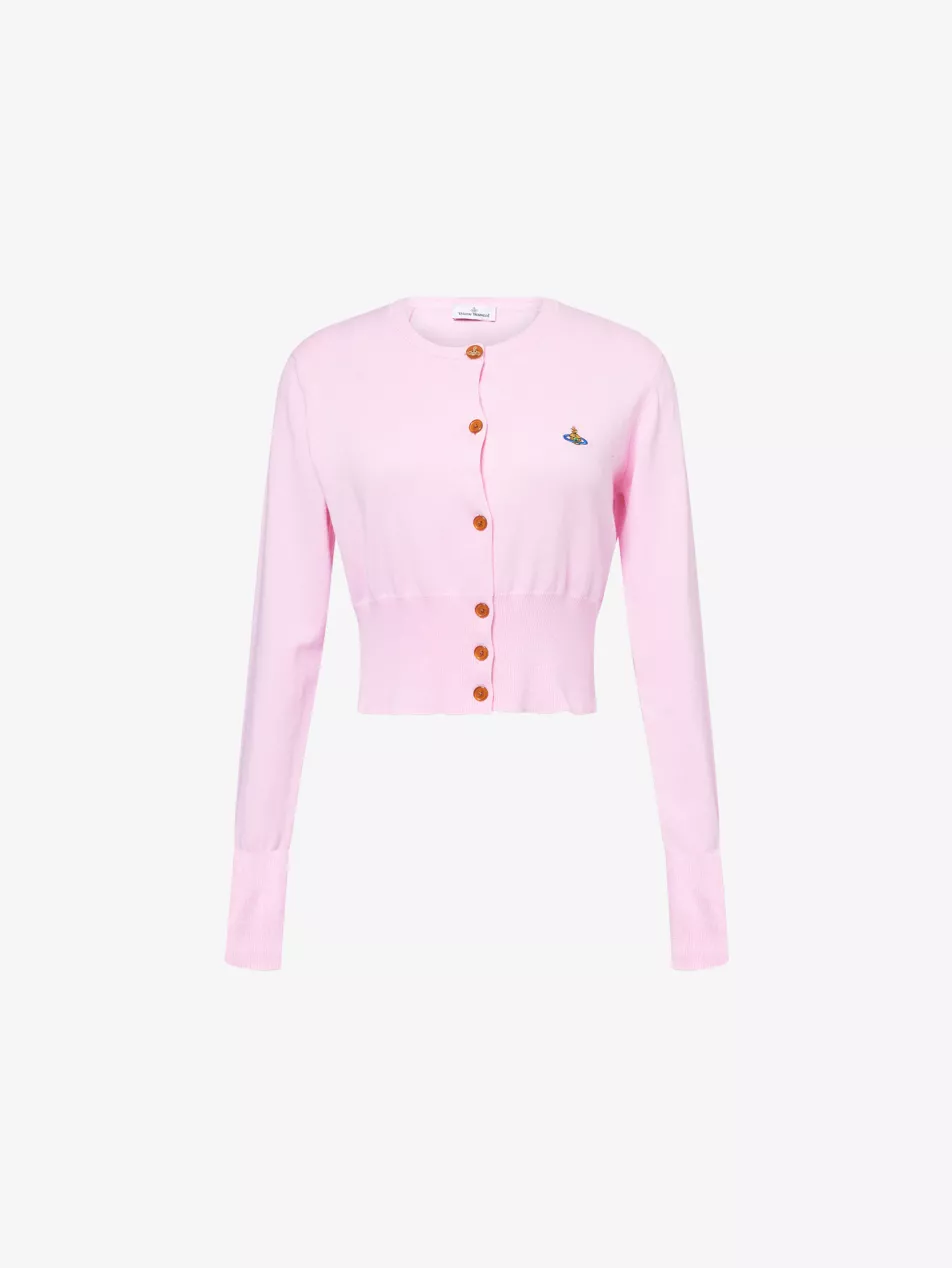 Bea Cropped Cotton and Cashmere-Blend Knit Cardigan