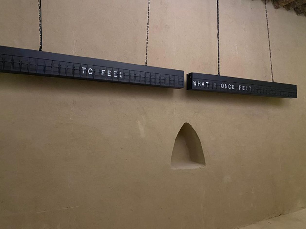 StillTheyKnowNotWhatIDream by Shilpa Gupta for Abu Dhabi Art