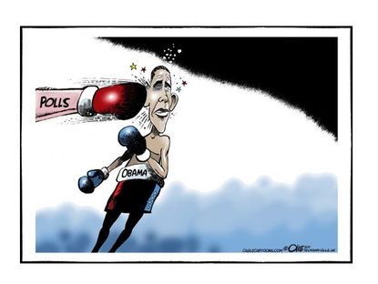Obama's re-election blow