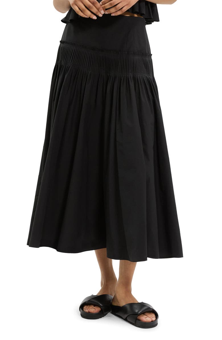 Accordion Yoke Skirt